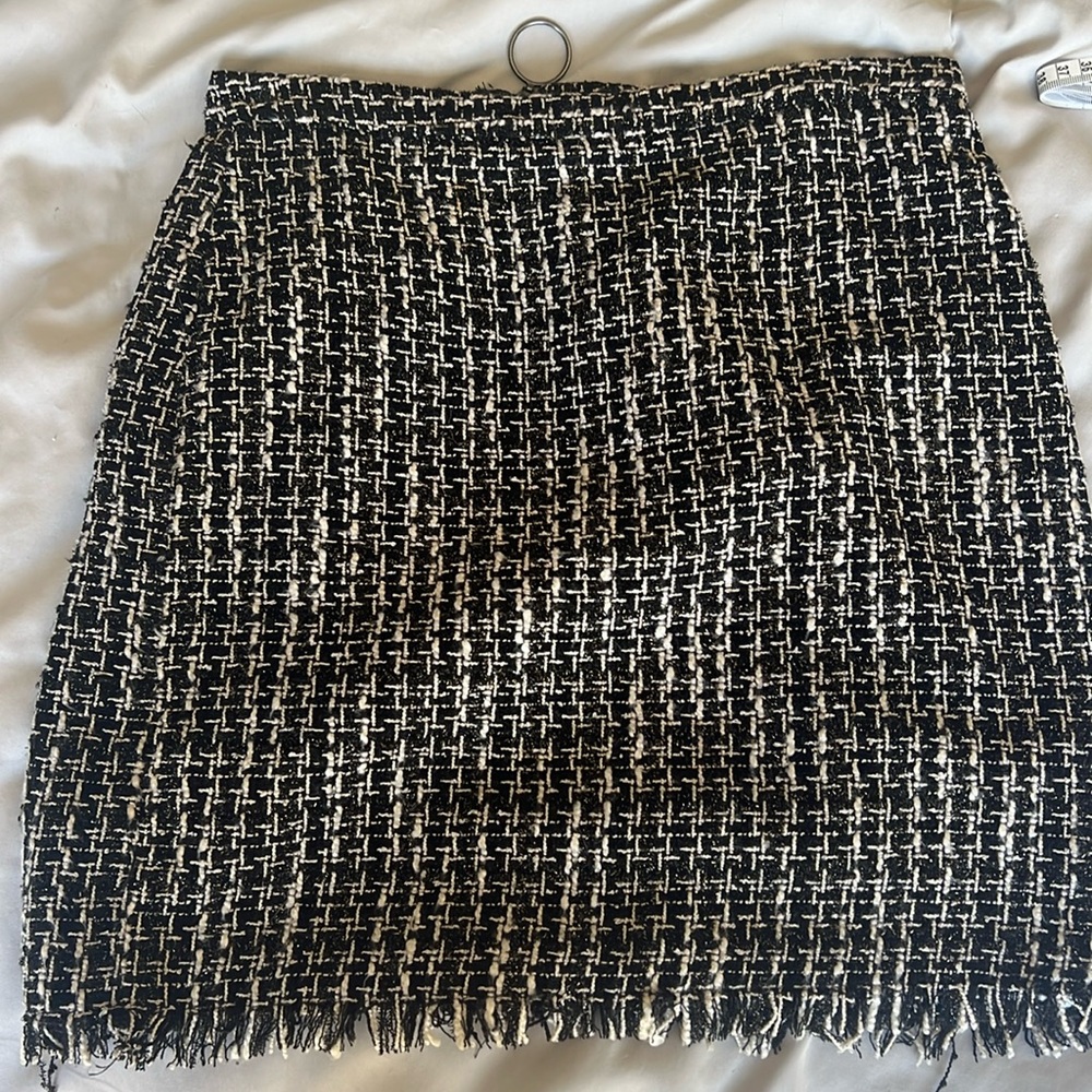 House of Harlow tweed mini skirt